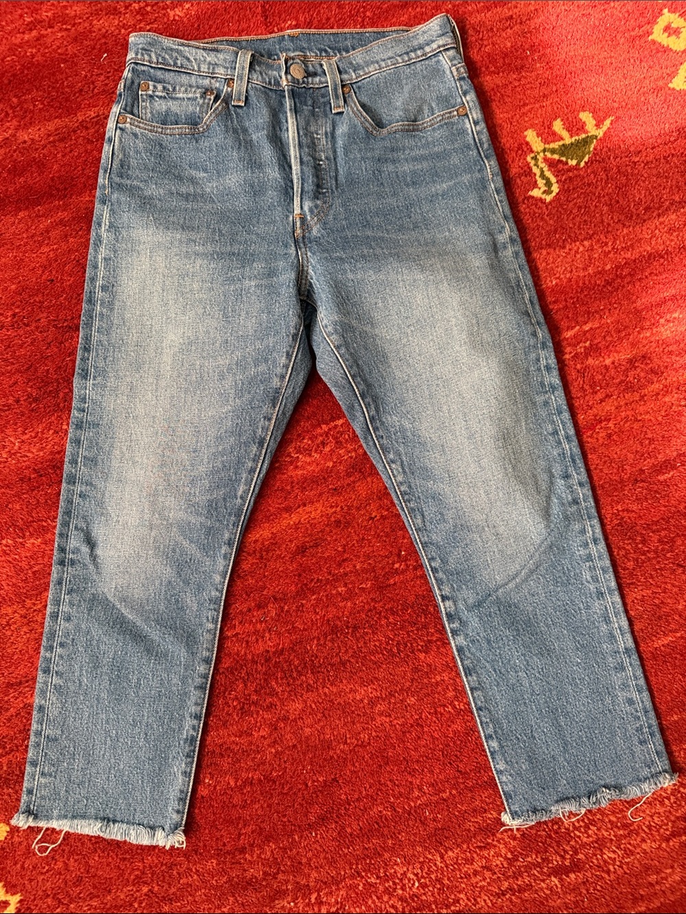 Levi's Women's Light Blue Ankle Crop Jeans